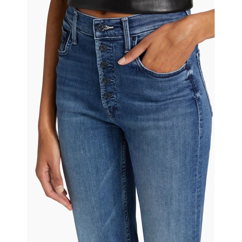 Mother Denim Pixie Tomcat Ankle Daytime Warrior Size 32 - Picture 4 of 16